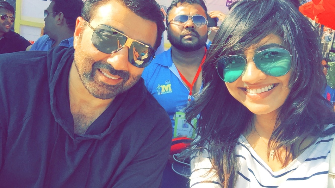 None other than Sunny Deol :) Selfie