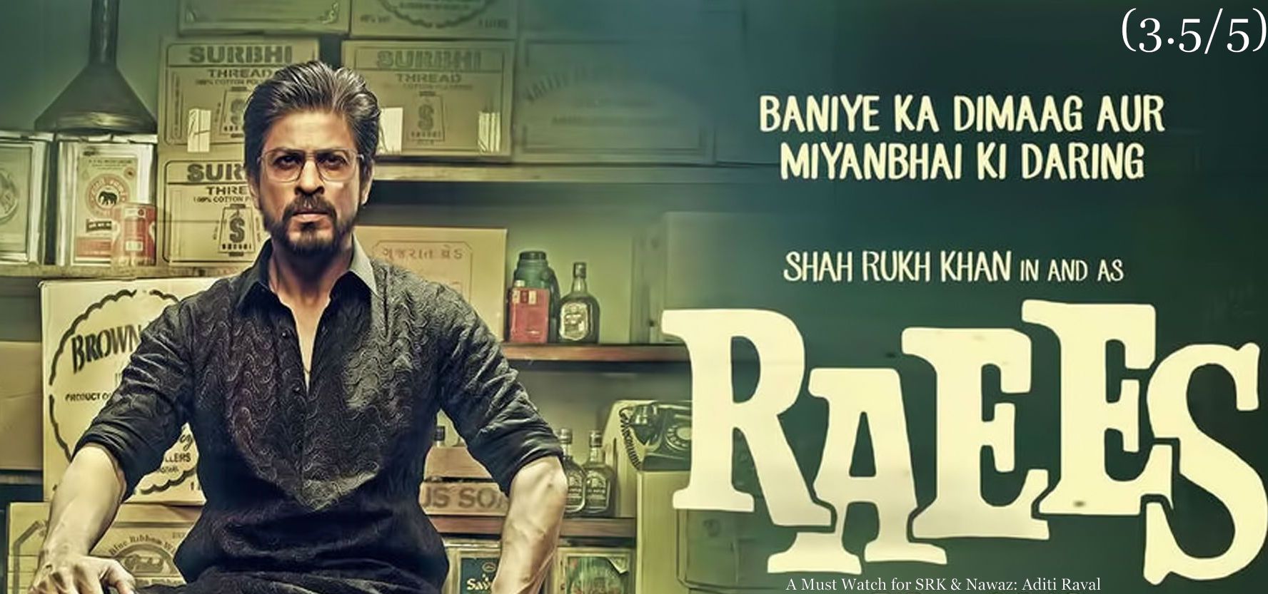 Gujarati · Movie review · Raees · Shah Rukh Khan
